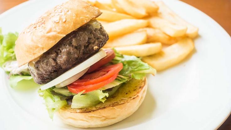 Vermont Cheddar Cheese Burger image